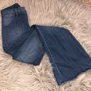 flare denim jeans